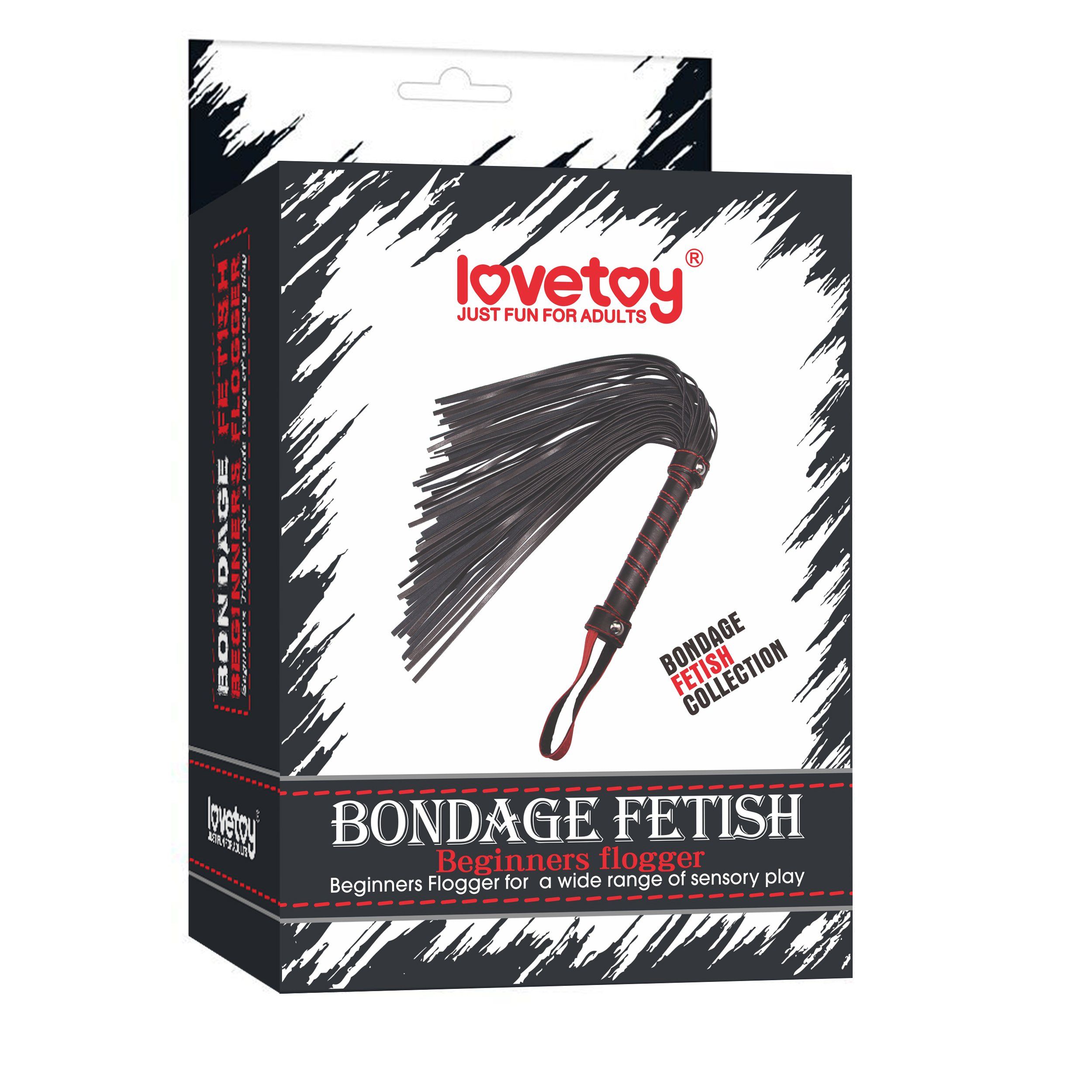 плетка bondage fetish beginners flogger от love toy