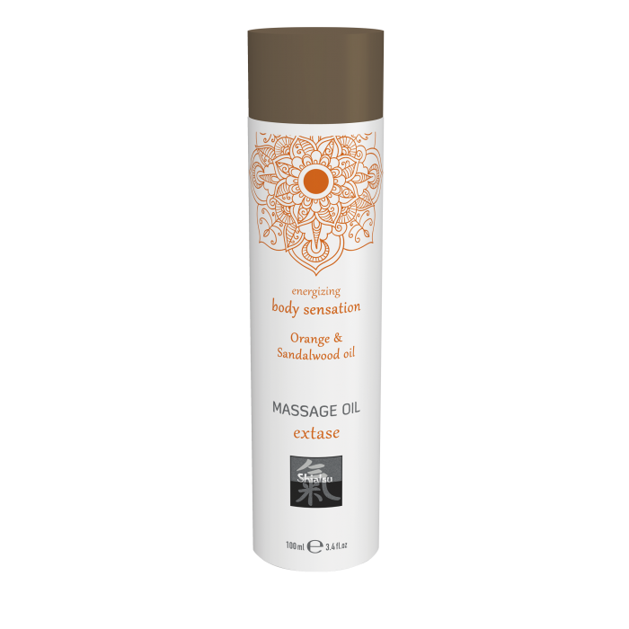 massage oil extase - orange & sandalwood oil, апельсин & масло сандала 100 мл
