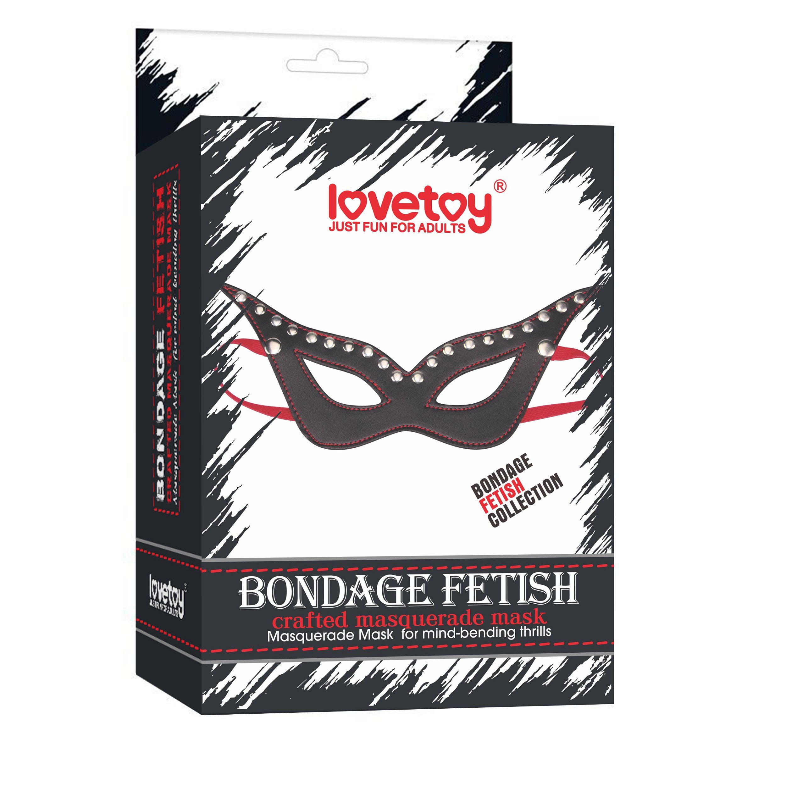 Маска Bondage Fetish Masquerade Mask &quot;Зебра&quot; от LOVE TOY