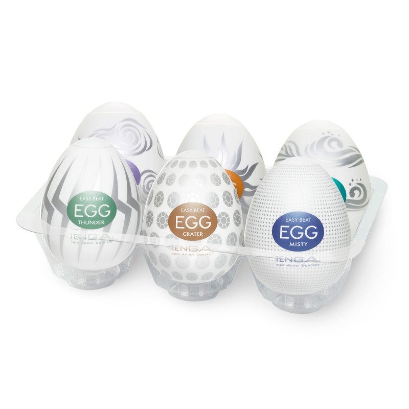 набор из 6 яиц tenga eggs pack 2